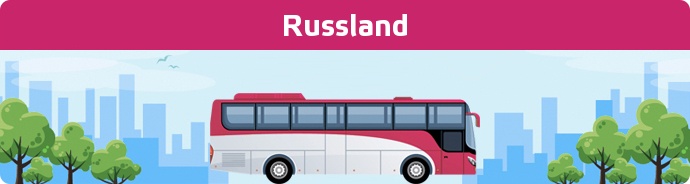 Bus Ticket Russland buchen