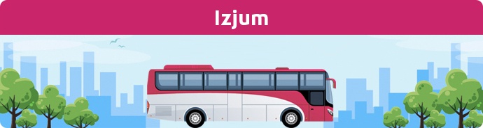 Fernbusbahnhof in Izjum
