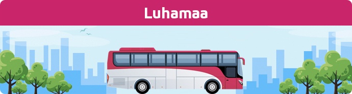 Fernbusbahnhof in Luhamaa